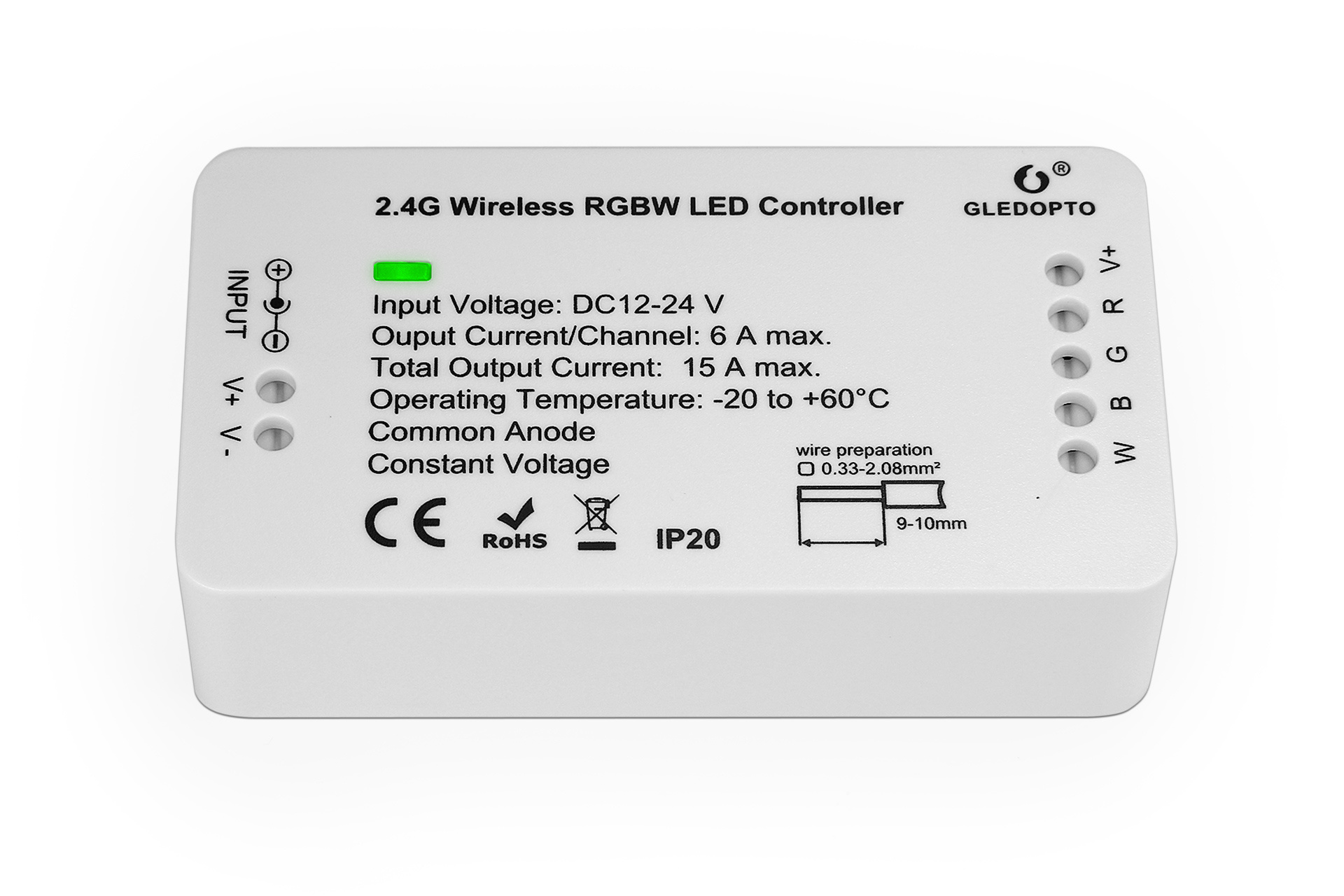 GledOpto RGBW Controller ZigBee Light Link (ZLL)