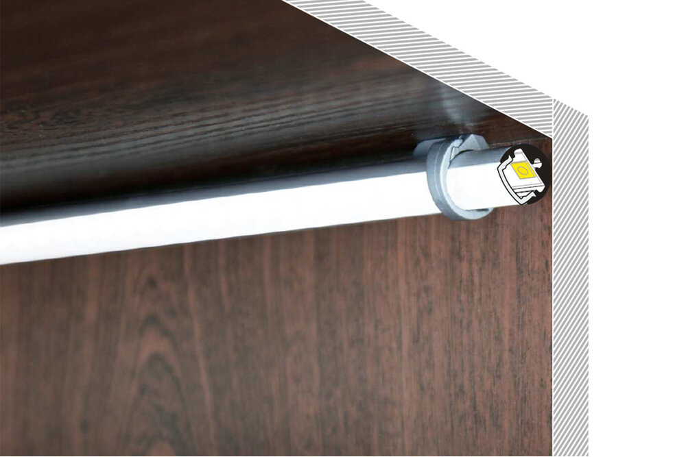ROTO 8mm rond opbouw Led Profiel 1m-2m