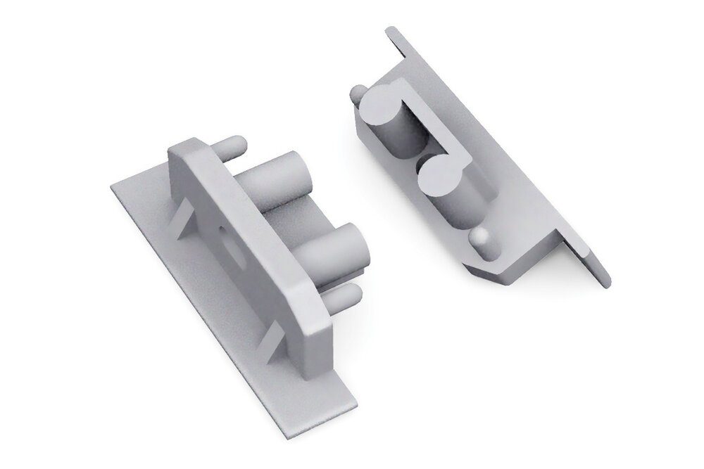 Eindkapjes voor LED profiel LINEA10 Set van twee stuks