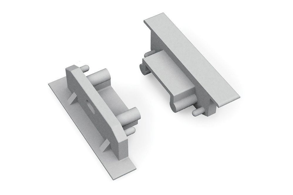 Eindkapjes voor LED profiel LINEA14 Set van twee