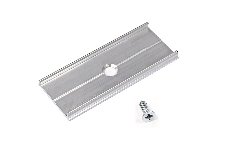 Verbindingsplaat Type `X` Solid Aluminium