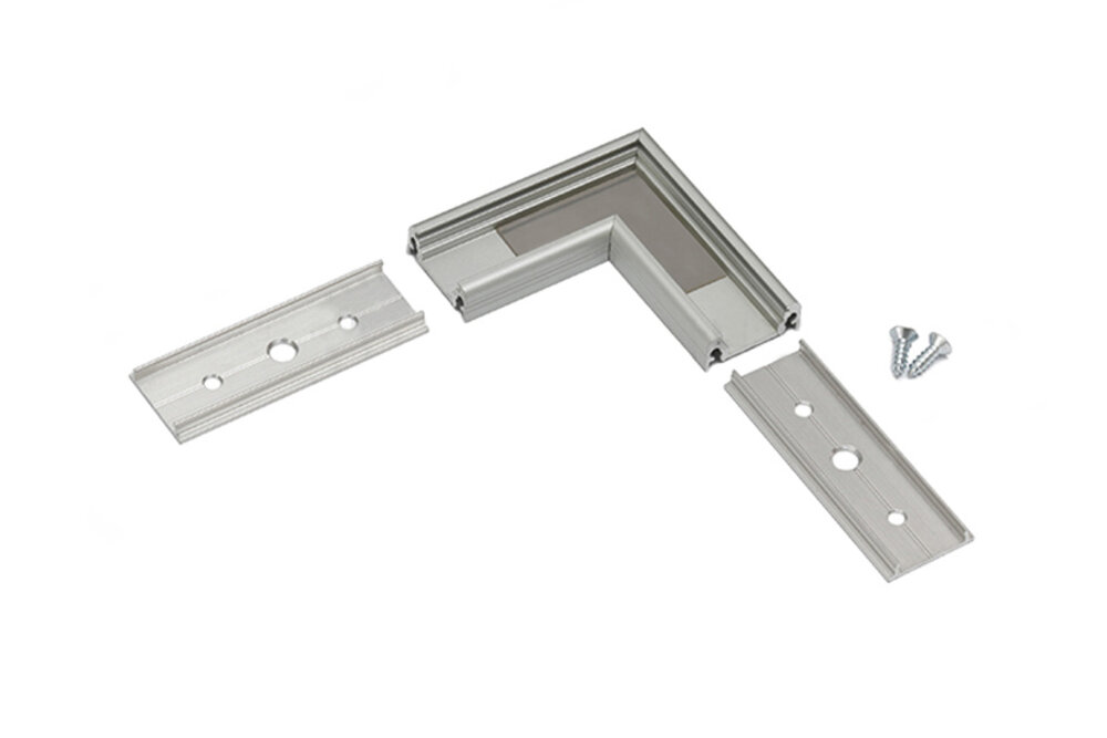 Hoek koppelstuk 90° voor Fluid14 LED profiel