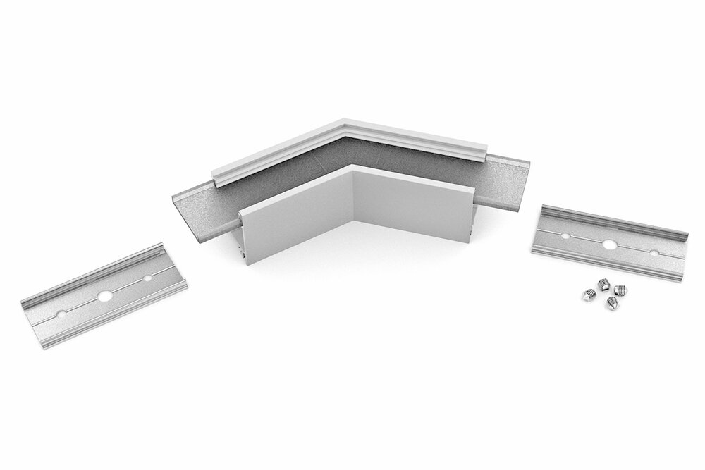 Hoek koppelstuk 135° voor NOVA20 LED profiel