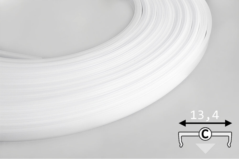 Cover C Clickon - 20 meter rol Melkwit Opaal