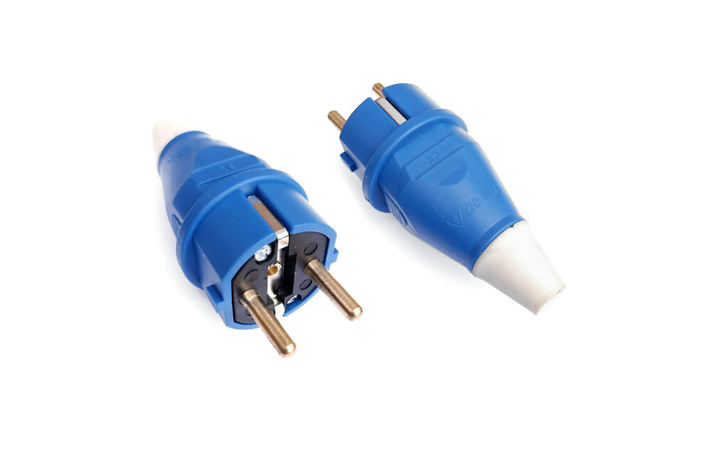 Applamp Spatwaterdichte IP54 stekker voor buitengebruik 240V 16A