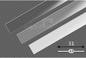 Cover A9 Slide in 1m of 2m lengte