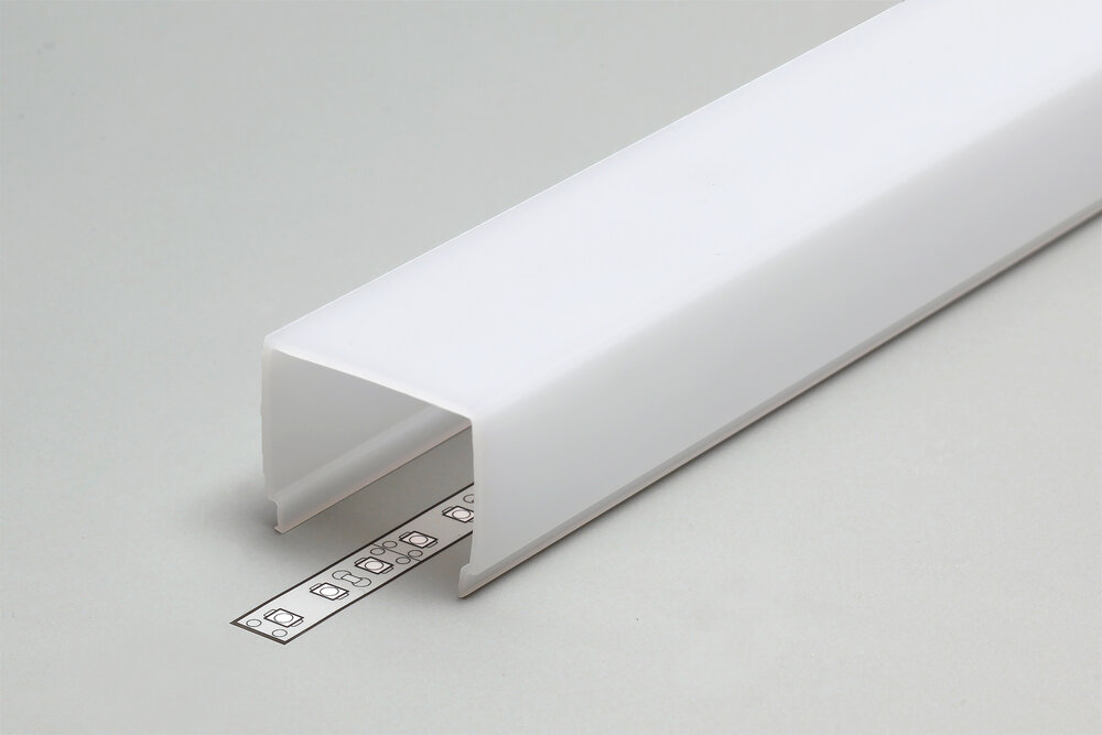 Cover E9 melkwitte kap in 1m of 2m lengte