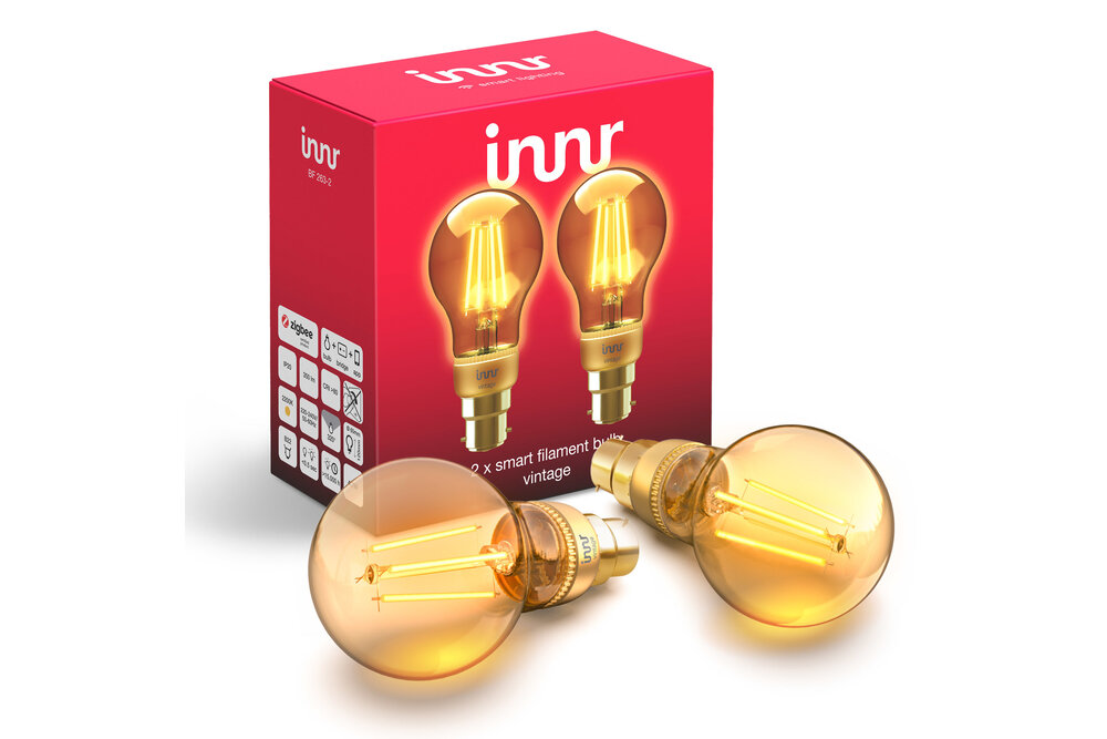 INNR INNR  Zibee Duo Pack E27 filament vintage 2200K Extra warmwit  RF 263-2