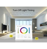 MiLight MiLight RGB+ DualWhite (RGB+CT) Touch Wandbediening Opbouw, 1-Zone, RF, 2xAAA
