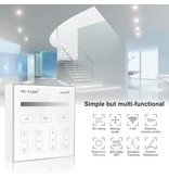 MiLight Mi-Light Opbouw Touch WandBediening Dimmer 4-zone, Enkele kleur, AAA Batterij