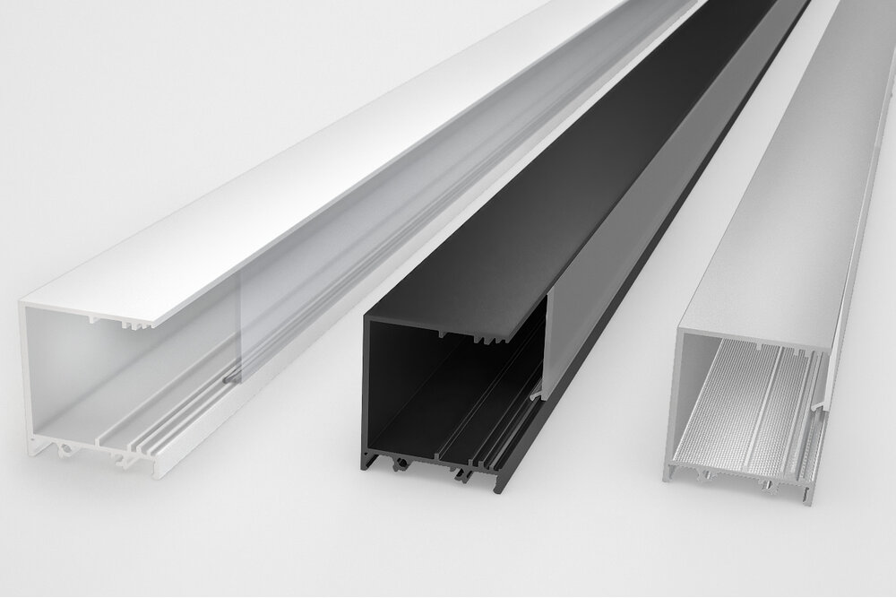 EVO303 31mm zijwaarts opbouw Led Profiel 1m-2m