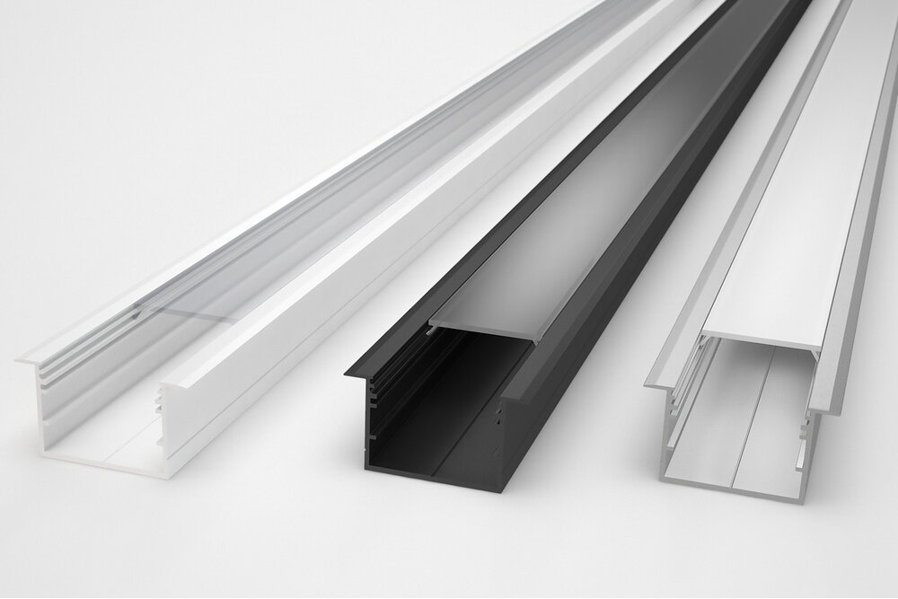 EVO307 31mm verzonken inbouw Led Profiel 1m-2m