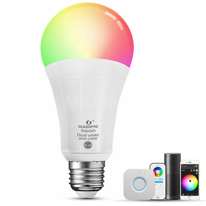 GLEDOPTO GLEDOPTO Zigbee 12 Watt Kleur+Dual Wit | E27 6W 230V |  ZLL Mesh  | GL-B008P
