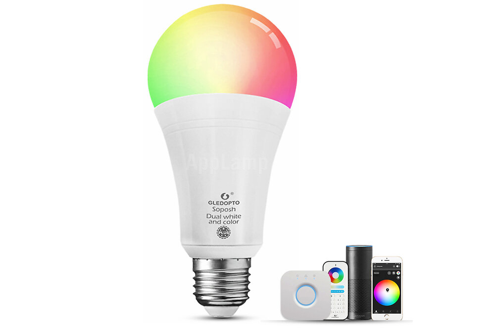 GLEDOPTO GLEDOPTO Zigbee 12 Watt Kleur+Dual Wit | E27 6W 230V |  ZLL Mesh  | GL-B008P