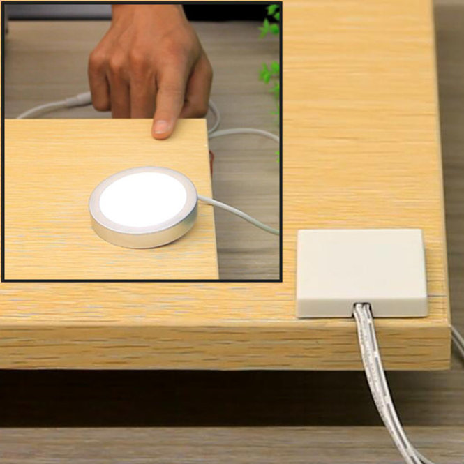 Touch aanraak LED dimmer switch voor meubelpaneel, glas of plexiglas