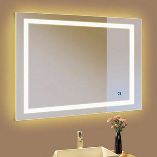 Touch aanraak LED dimmer switch voor spiegel - met blauwe LED