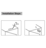 Aan/Uit kastdeur IR sensor voor (LED) verlichting | 12V-24V | 4A