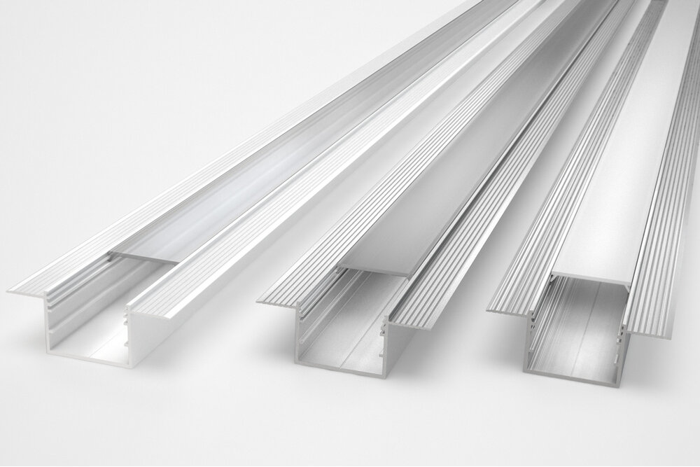 EVO305 TS 31mm verzonken inbouw Led Profiel 1m-2m