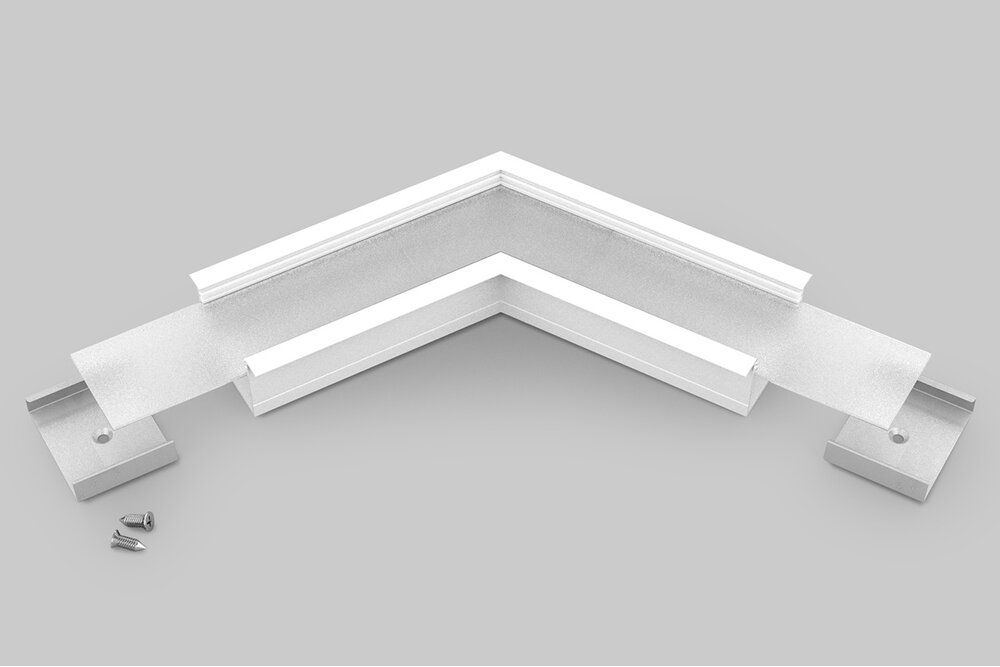 Hoek koppelstuk 120° voor EVO307 LED profiel