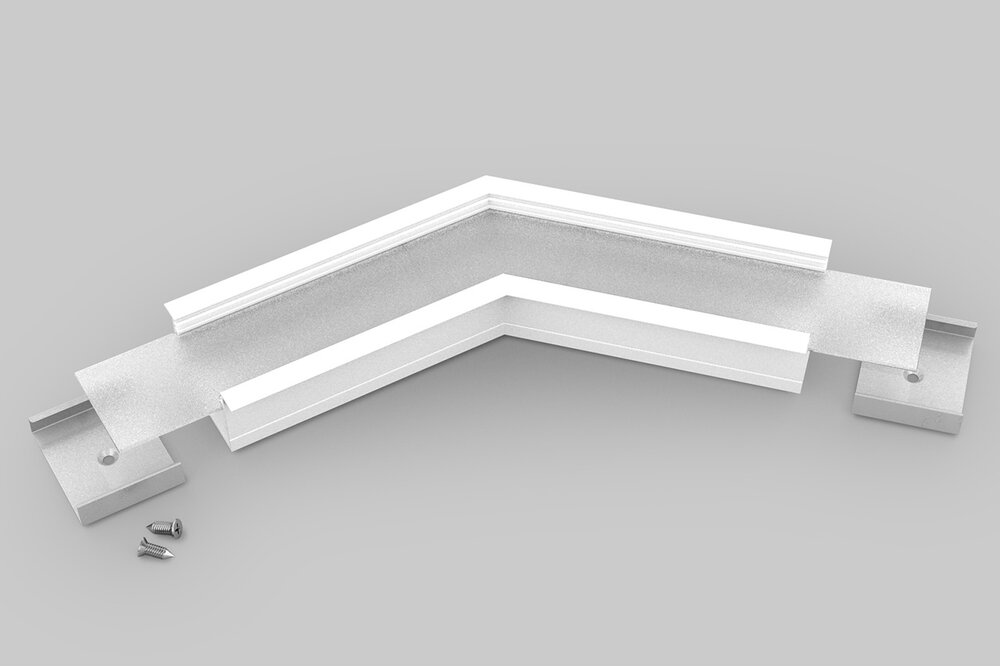 Hoek koppelstuk 135° voor EVO307 LED profiel