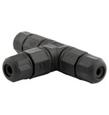 MiLight Waterdichte T-connector 3-aderig met schroefdraad - soldeervrij IP68