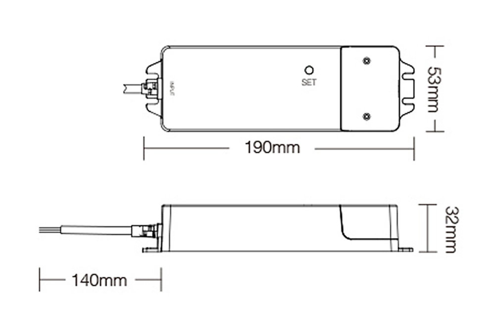 MiLight Miboxer75W 24Volt Voeding en Controller in  één voor RGB Kleuren Ledstrips