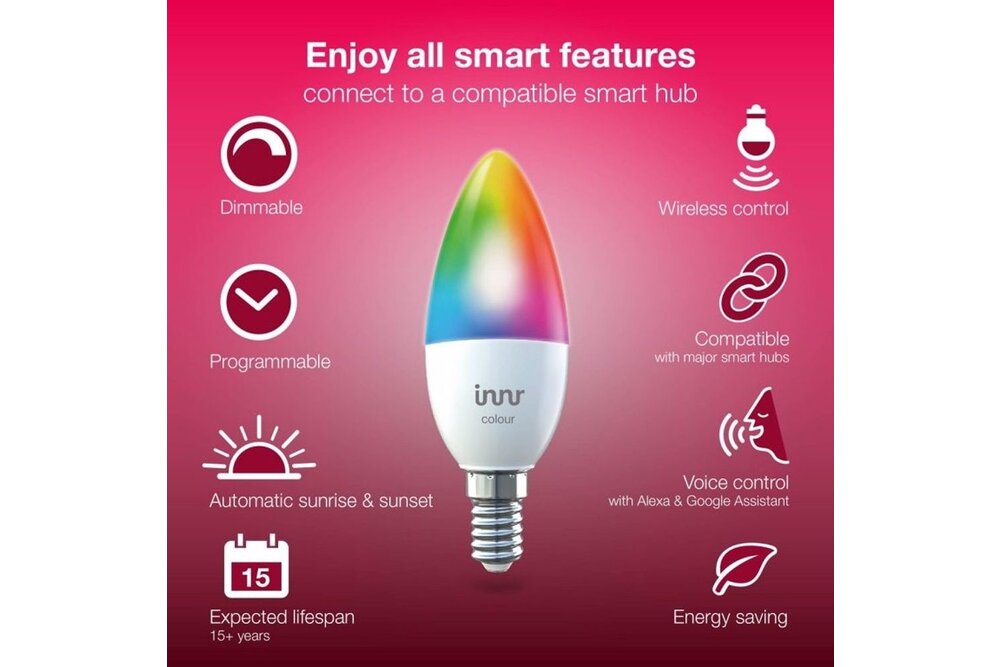 INNR INNR Zigbee Colour E14 RGBWW Duo Pack RB 250 C-2