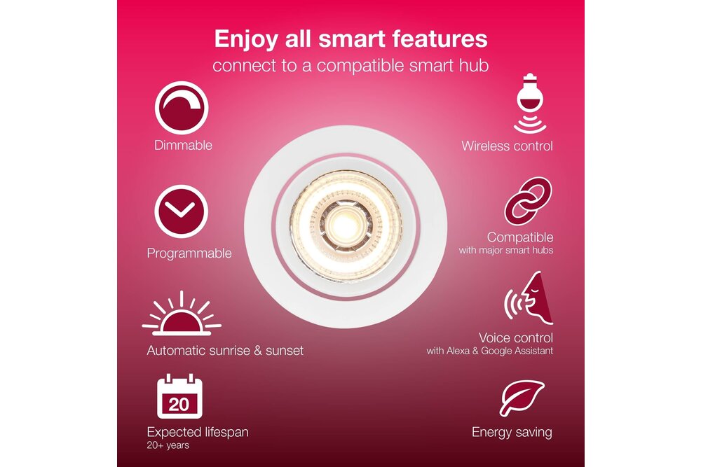 INNR INNR Smart Inbouw Spot Warm Wit (Uitbreidingsspot) - RSL 115 Ledlamp