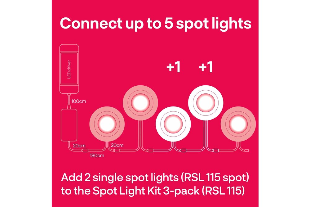 INNR INNR Smart Inbouw Spot Warm Wit (Uitbreidingsspot) - RSL 115 Ledlamp