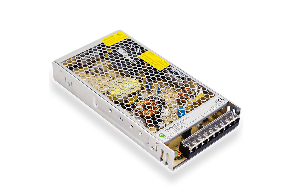 POS-POWER Compacte Schakelende Voeding DC 24 Volt 200 Watt 8.8 Ampère