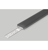 Cover C3 Clickon Zwart in 1m of 2m lengte