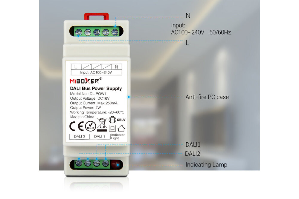 MiLight DALI Bus Power Supply (Din Rail)