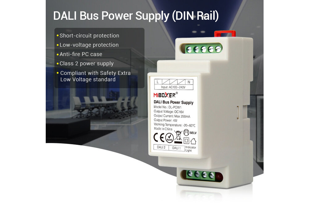 MiLight DALI Bus Power Supply (Din Rail)