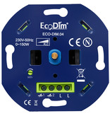 EcoDim ECO-DIM.04 Led dimmer universeel 0-150 W (Fase afsnijding / RC)