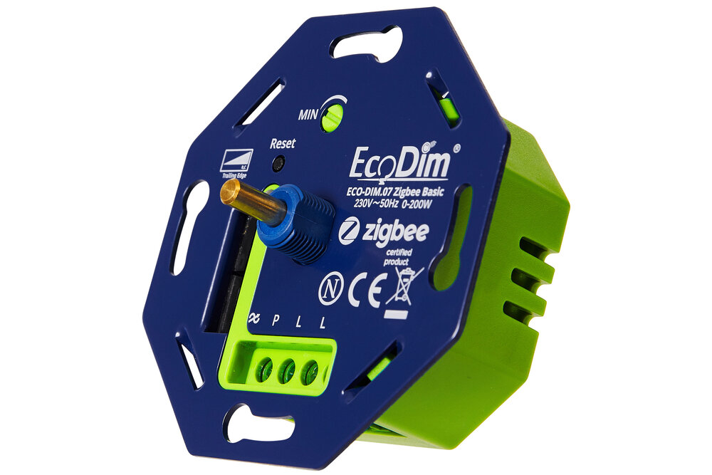EcoDim ECO-DIM.07 Zigbee Basic Led dimmer universeel 0-200W (RC)