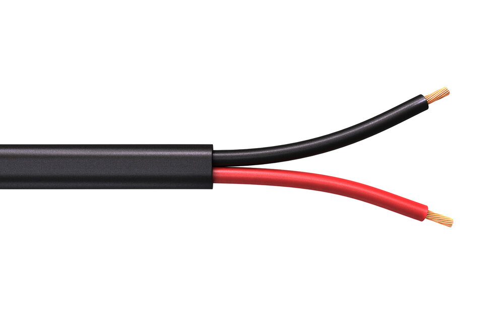 2-aderige platte kabel 0,75mm²
