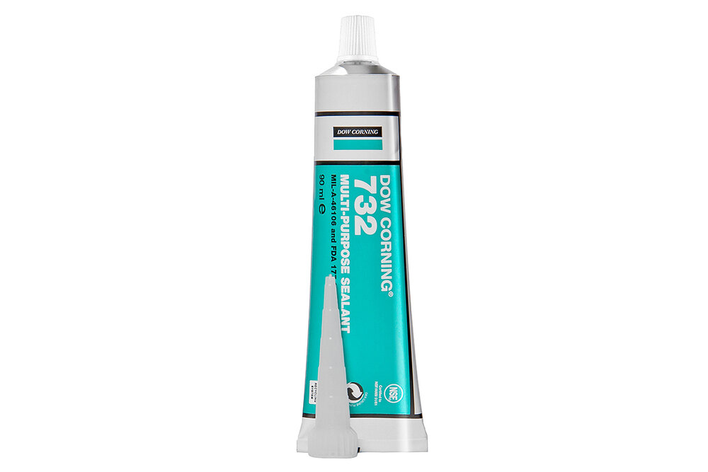 Dow Corning 732 90 ml tube DOW CORNING 732 transp. Siliconenlijm voor het verkleven van IP68 siliconen LED strips
