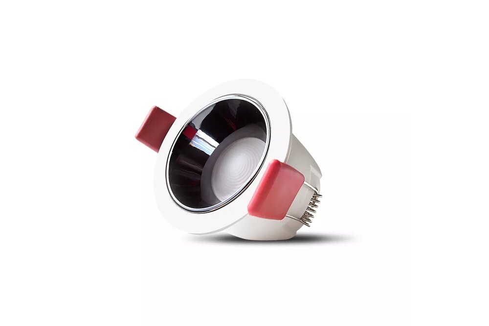 GLEDOPTO LED Inbouwspot Anti-Glare GLEDOPTO ZIGBEE 6W RGB + Dual White 220V Satijn Wit  Ø72mm Pro