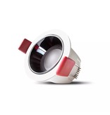 GLEDOPTO LED Inbouwspot Anti-Glare GLEDOPTO ZIGBEE 6W RGB + Dual White 220V Satijn Wit  Ø72mm Pro