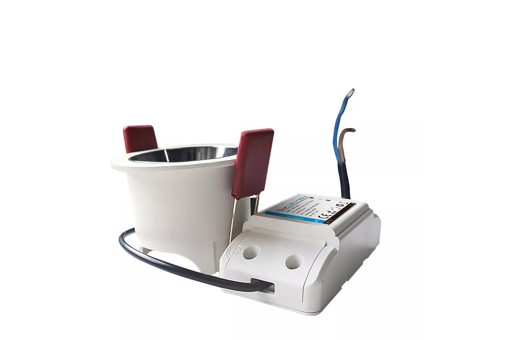 GLEDOPTO LED Inbouwspot Anti-Glare GLEDOPTO ZIGBEE 6W RGB + Dual White 220V Satijn Wit  Ø72mm Pro