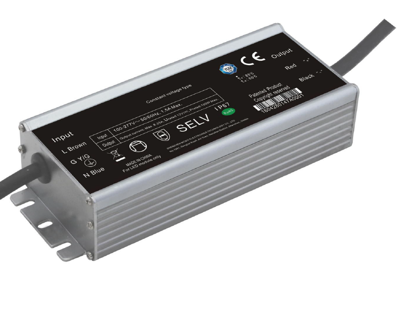 GLP Waterdichte voeding DC24V 100Watt 4 ampère | 5  jaar garantie