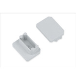 Eindkapjes EDGE12 TS, Grijs of Zwart, Set van twee stuks