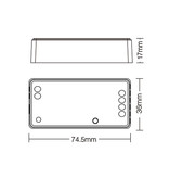 MiLight Miboxer 2 in 1  Zigbee 3.0 + RF 2.4G Enkelkleur/Dual White CCT Dimmer Controller