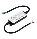 MiLight Waterbestendige RGBW LED strip controller 12A, 12V-24V IP66