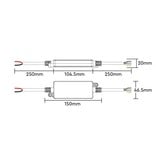 MiLight Waterbestendige RGB LED strip controller 12A, 12V-24V IP66