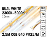 AppLamp ProLine PRO LINE COB Dual Wit 2300K~5000K CCT Led Strip | 2,5m | 24V