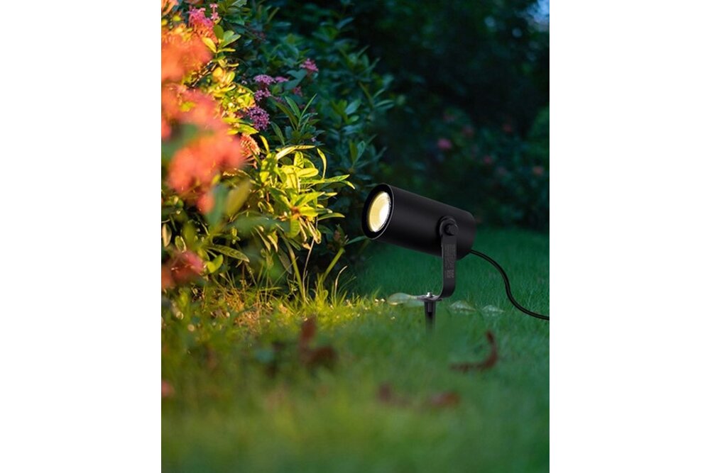 MiLight Mi-light  RF 2.4G + Zigbee 12W RGG+CCT 220V LED Tuinspot  Kleur+Dual Wit IP66