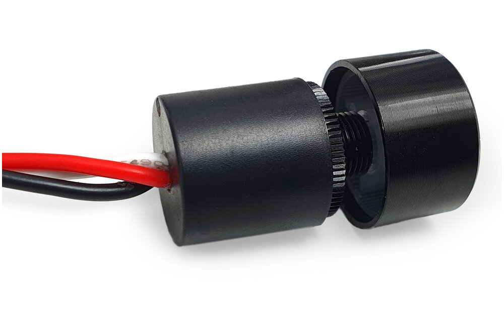 Mini LED Dimmer inbouw draaiknop 12V-24V, 4A, IP65 waterproof