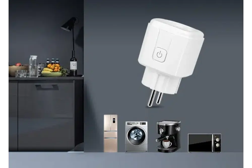 MiLight MiBoxer 16A WiFi Smart Plug aan/uitschakelaar met stroomverbruikstatistieken