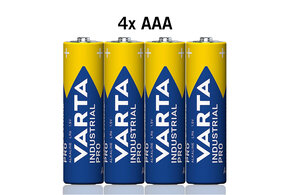 VARTA INDUSTRIAL PRO Alkaline Batterijen 4-pack AAA 1,5 Volt